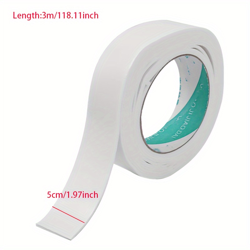 White Sponge Double-sided Foam Tape For Mounting Fixing Pad Adhesive Super  Strong Double-sided Tape Paste Fixing Pad - Temu Philippines