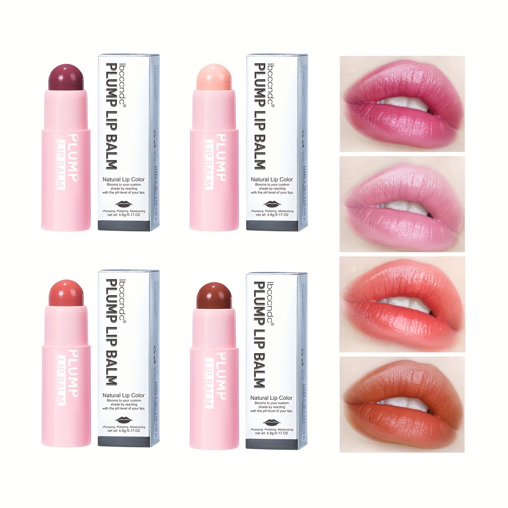 

Instantly Plump Lip Balm, Extreme Lip Plumper, Moisturizing Fuller Makeup Lipsticks Increase Lip Gloss Reduce Fine Lines, Multicolor Moisturizing Lipstick Long Lasting Volumizing Lipstick
