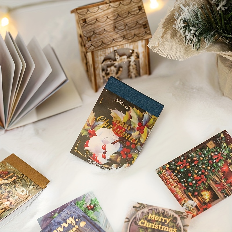 Bronzing Washi Sticker Book Christmas Theme Romantic Holiday - Temu
