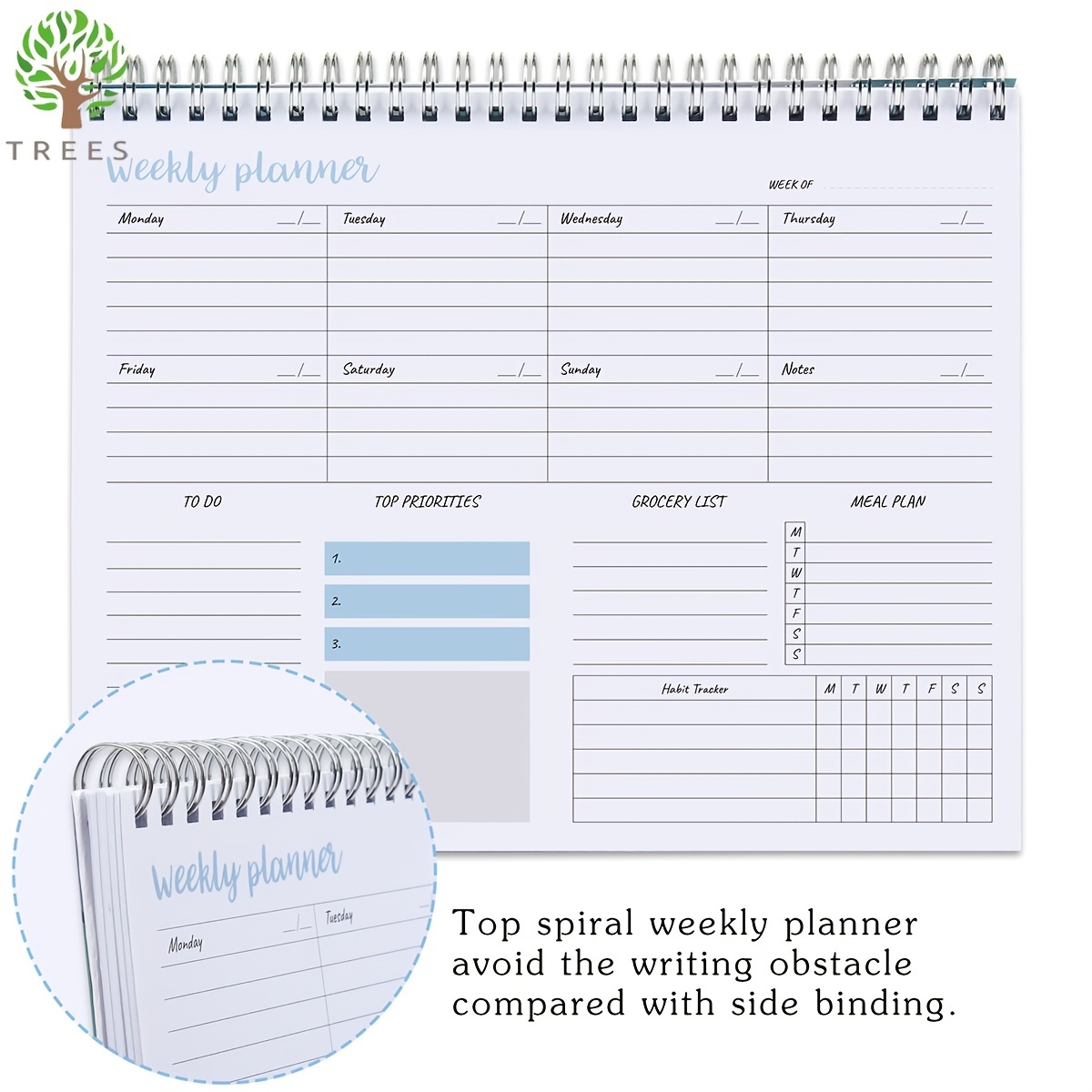 Weekly Planner Notepad Daily Weekly Agenda Notepad Organizer - Temu