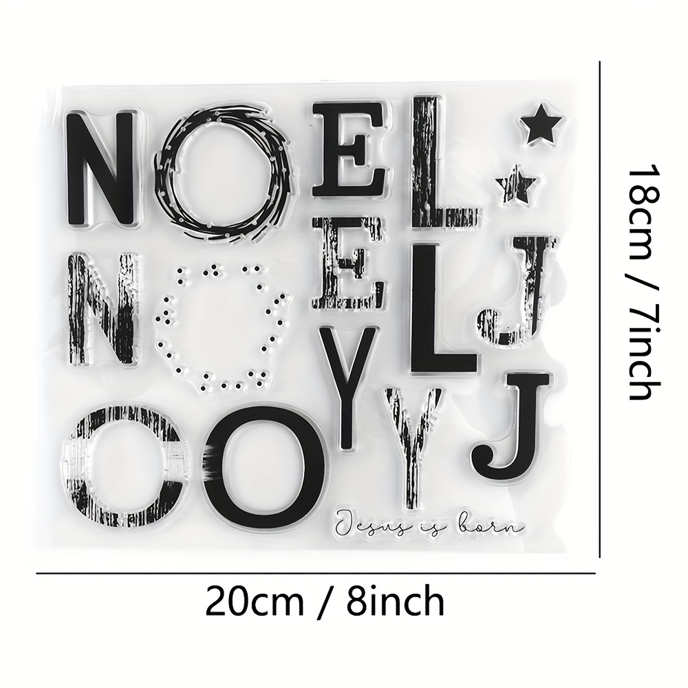 La joie de Noel timbre et matrices de d coupe ensemble pour bricolage Scrapbooking d coration papier artisanat Album fabrication de cartes