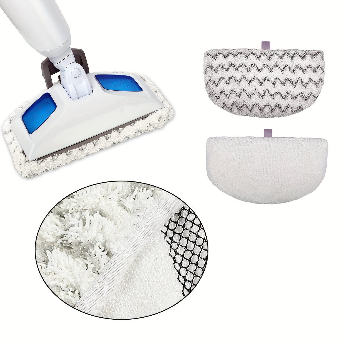 Steam Mop Pads Replacement Washable Pads Replacement - Temu