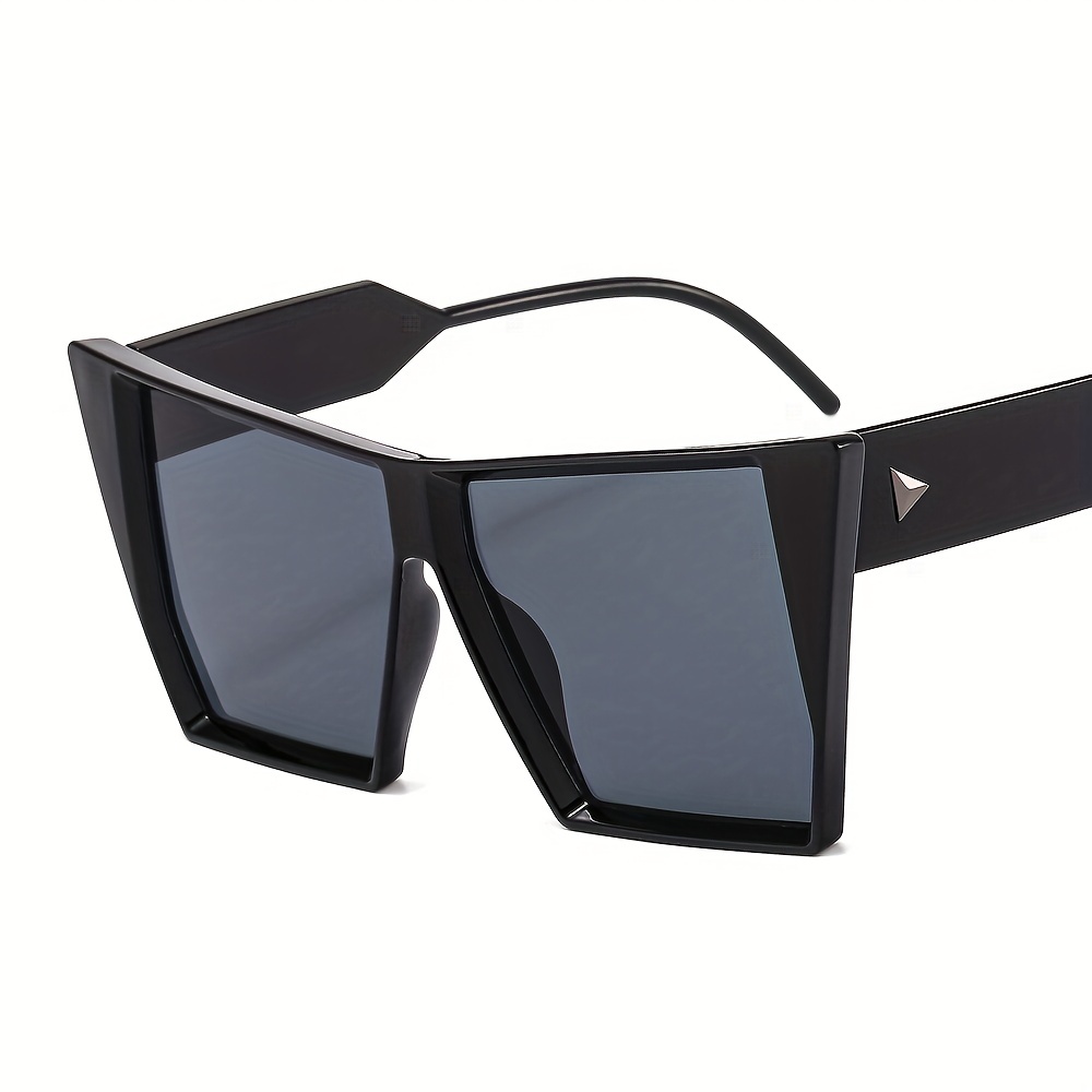 Oversized Square Frame Sunglasses Gradient Lens Glasses UV400