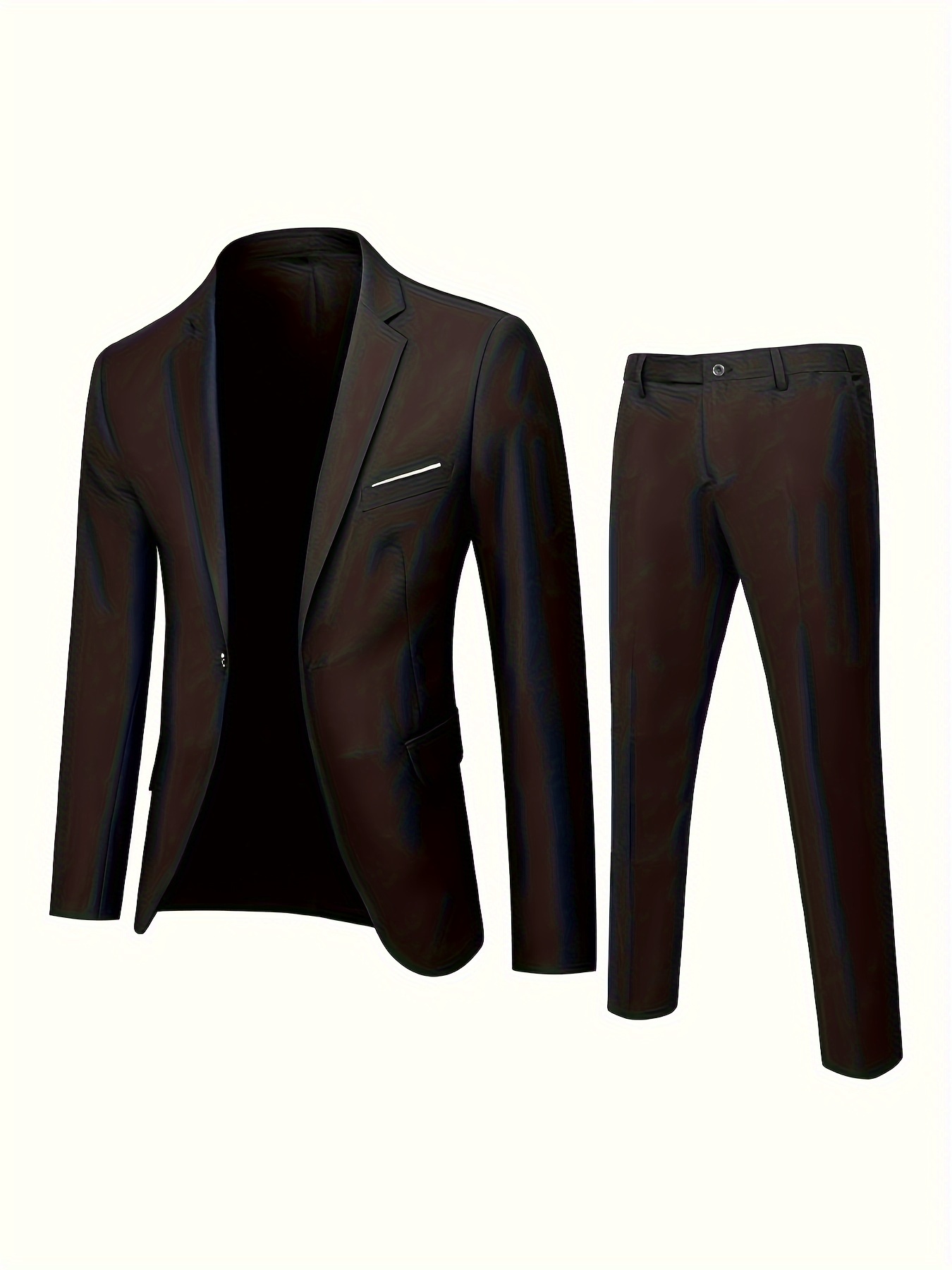 Men's Two piece Suits Long Sleeve Tops Pants Set Formal - Temu Canada