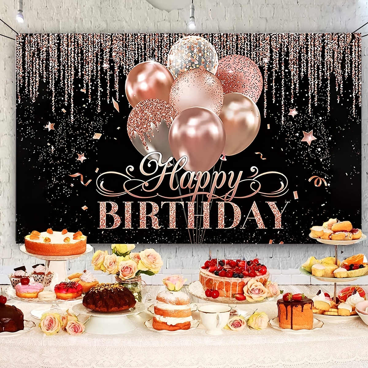 1pc Birthday Party Black Photo Props Background Cloth Scene Decor Room Decor  Birthday Party Supplies Theme Party Decoration | Shop Now For Limited-time  Deals | Temu