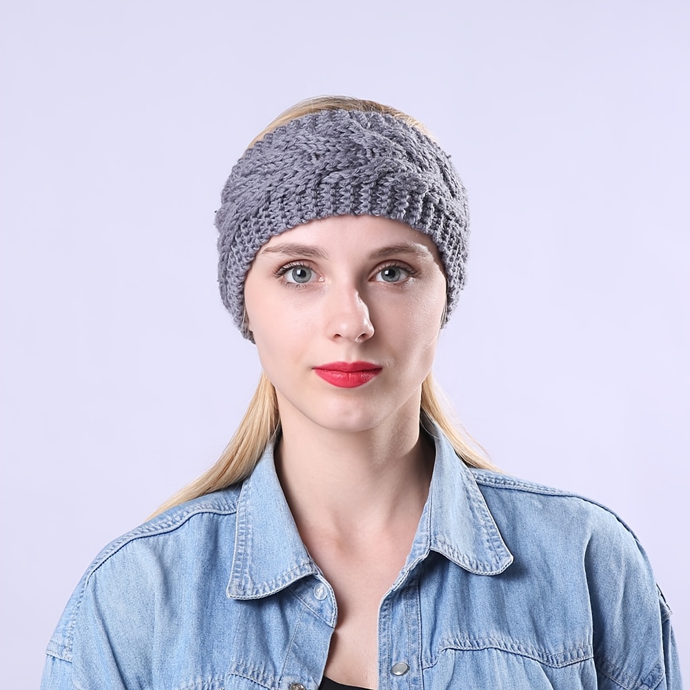 Knit Fashion Sports Headband Face Mask Cover Hair - Temu