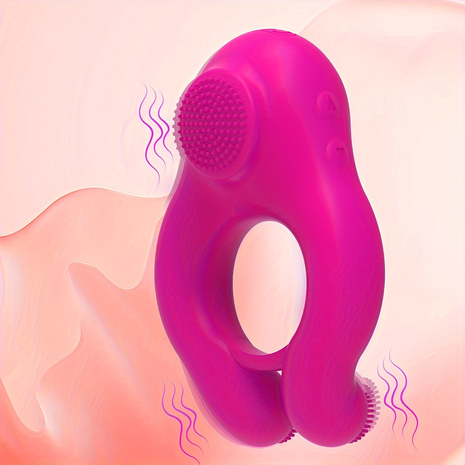 Anillo vibratorio para lamer la lengua, anillo para el pene masculino y  femenino, pareja, para compartir el clítoris, pezón y estimulación