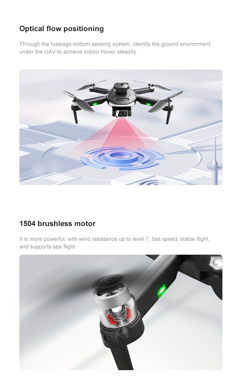 halloween gifts the lu20 pro foldable drone 360 obstacle avoidance dual mode gps and optical flow positioning perfect for beginners mens gifts and teenager stuff christmas thanksgiving details 9