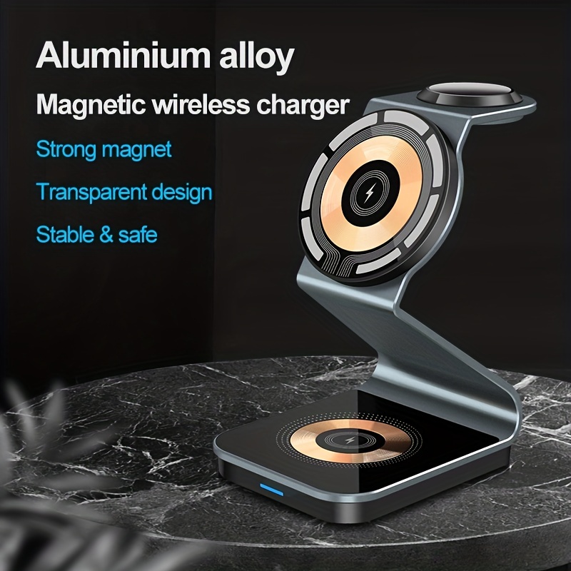 Chargeur Apple sans fil 3-en-1 - Norme de charge pour iPhone, Apple Watch  et Airpods