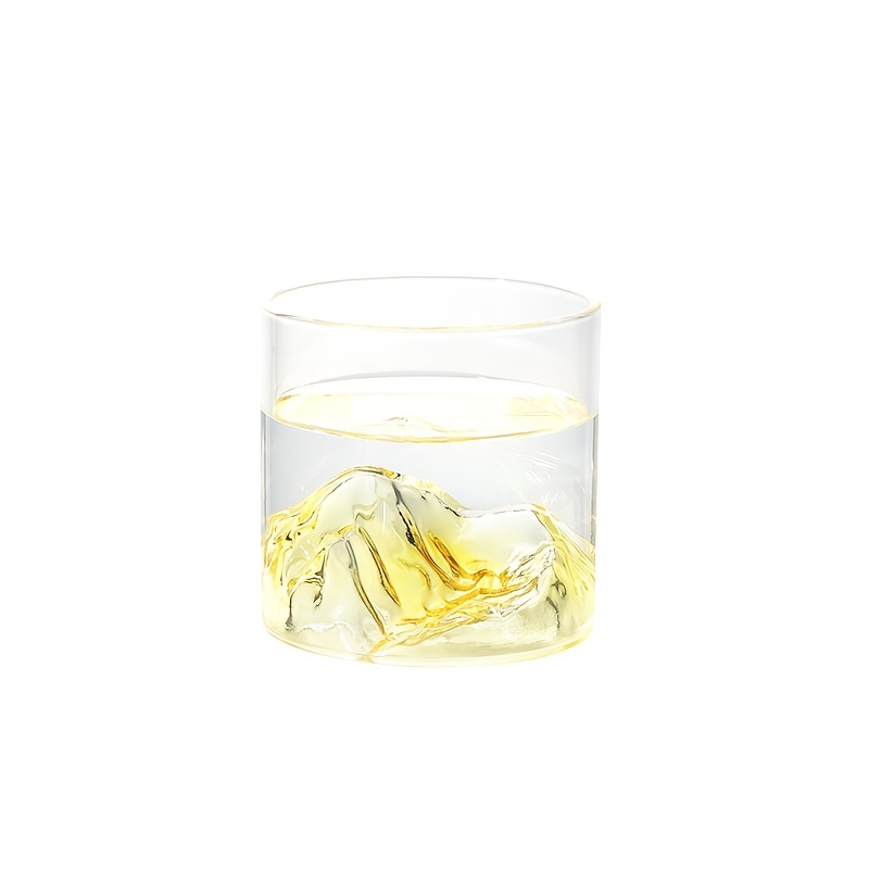 3d Whisky Glass Mountain Inside Whisky Glasses Tea Cups - Temu