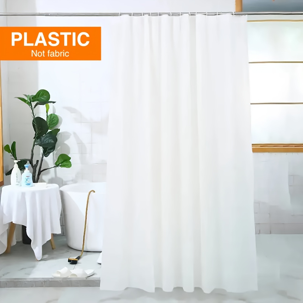Shower Curtain Hooks Rust proof Bathroom Decor Liner Durable - Temu