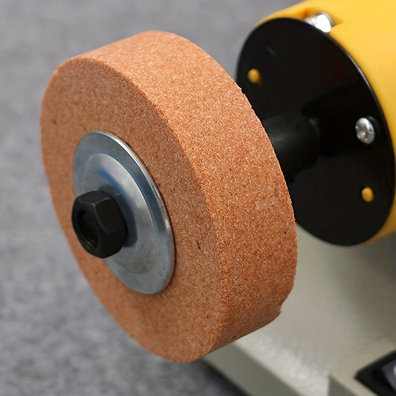 Sanding wheel for outlet bench grinder