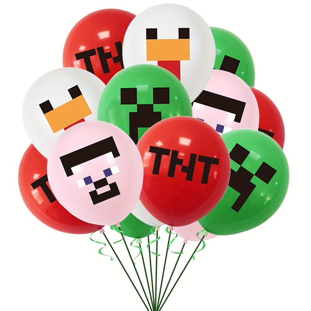 Ballon Minecraft AnniversaireDécoration de Fête d'anniversaire