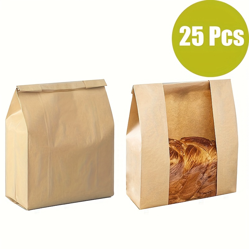 Fasola Greaseproof Paper Bag, Kraft Paper Bag, Food Packaging Bag,  Disposable Packaging - Temu