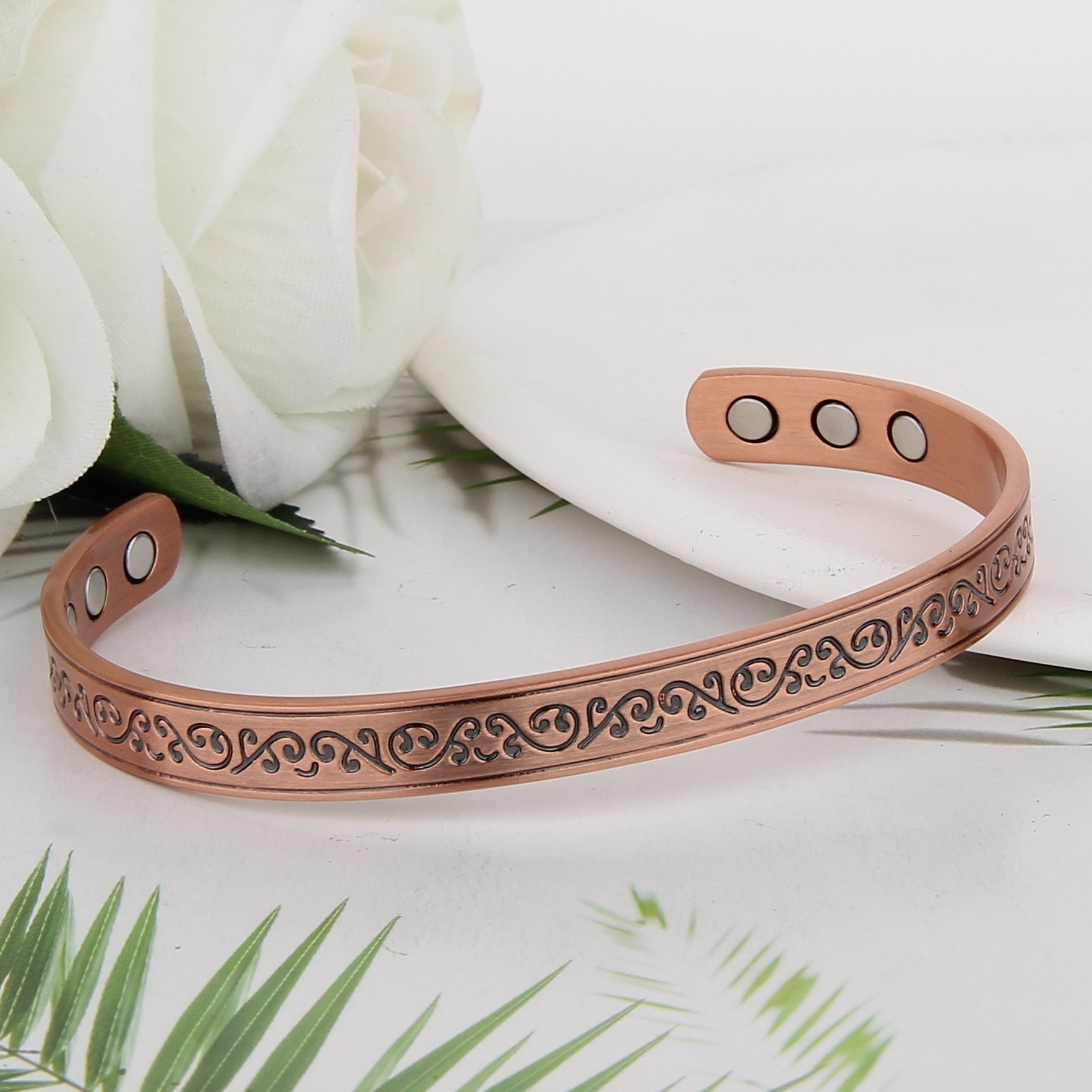 Copper Magnetic Bracelet Men Women Energy Pain Jewelry Decoration Mother's  Day