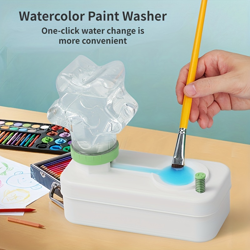 Foldable Paint Water Dispenser Watercolor Brush Cleaner - Temu