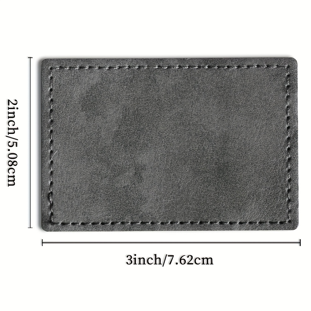30pc Adhesive Leather Patches for Trucker Hat, DIY Clothes Repair Patch