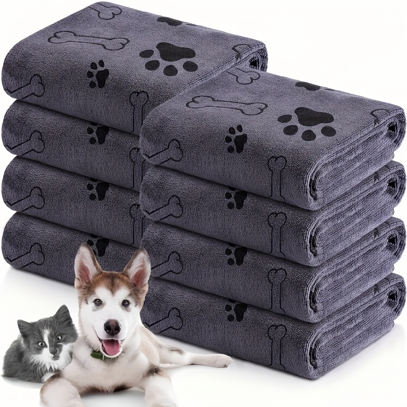 

Quick-drying & Absorbent Microfiber Pet Towel For Medium Dogs And Cats - Easy To Use, Durable & Fast-drying For Efficient Bath Time Care