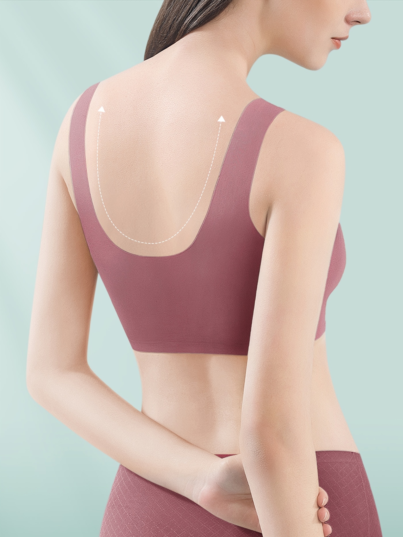 Seamless Vest Sports Bras Soft Comfy Full Coverage Intimates - Temu