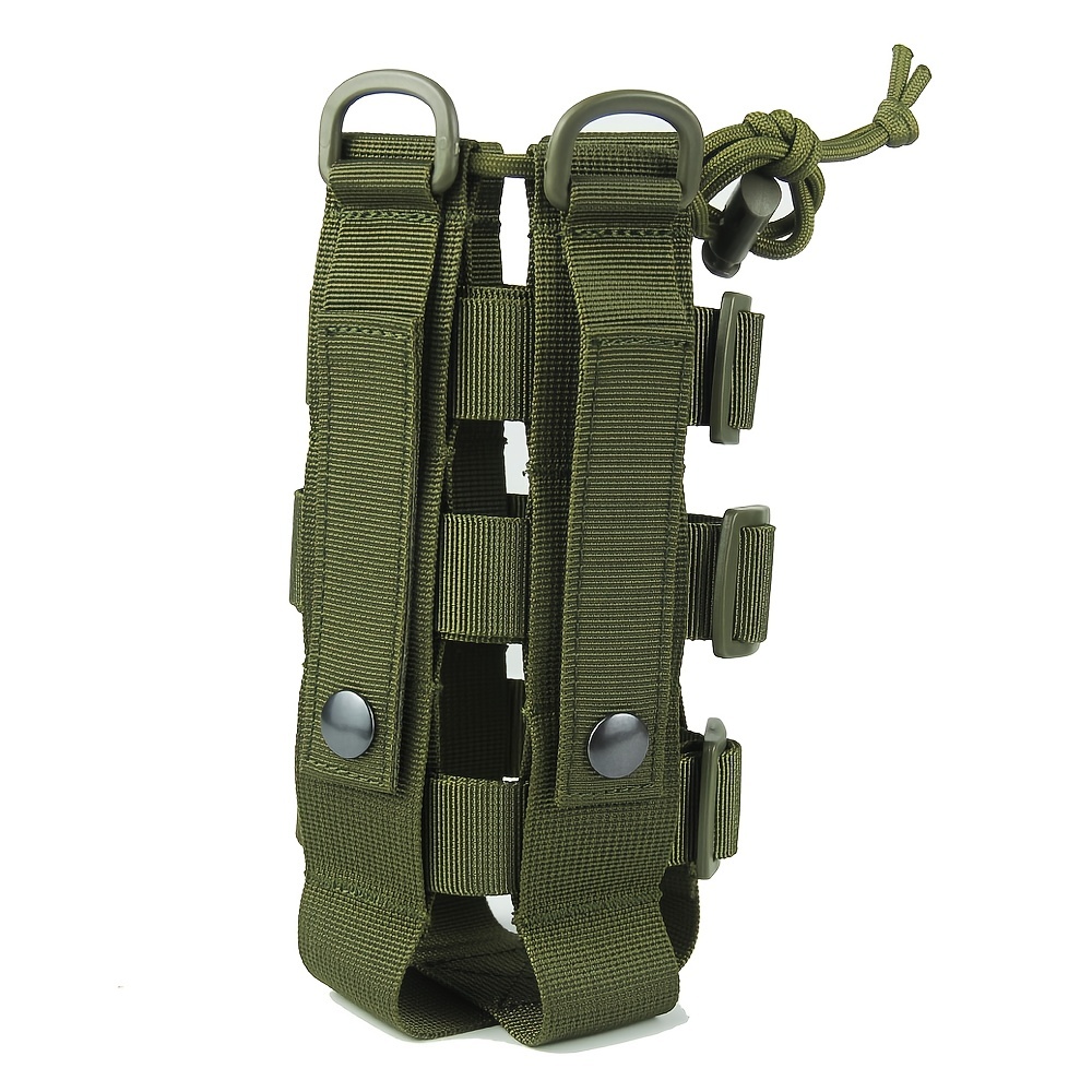 Sports Water Bottles Pouch Bag Tactical Drawstring Molle Bottle