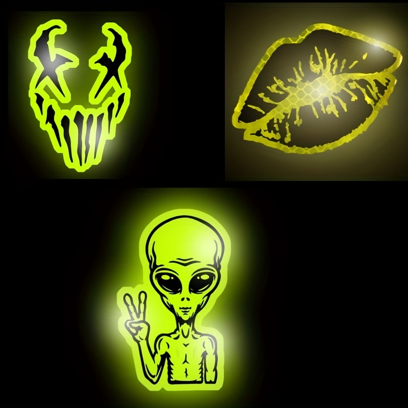 Neon green hot sale bike stickers