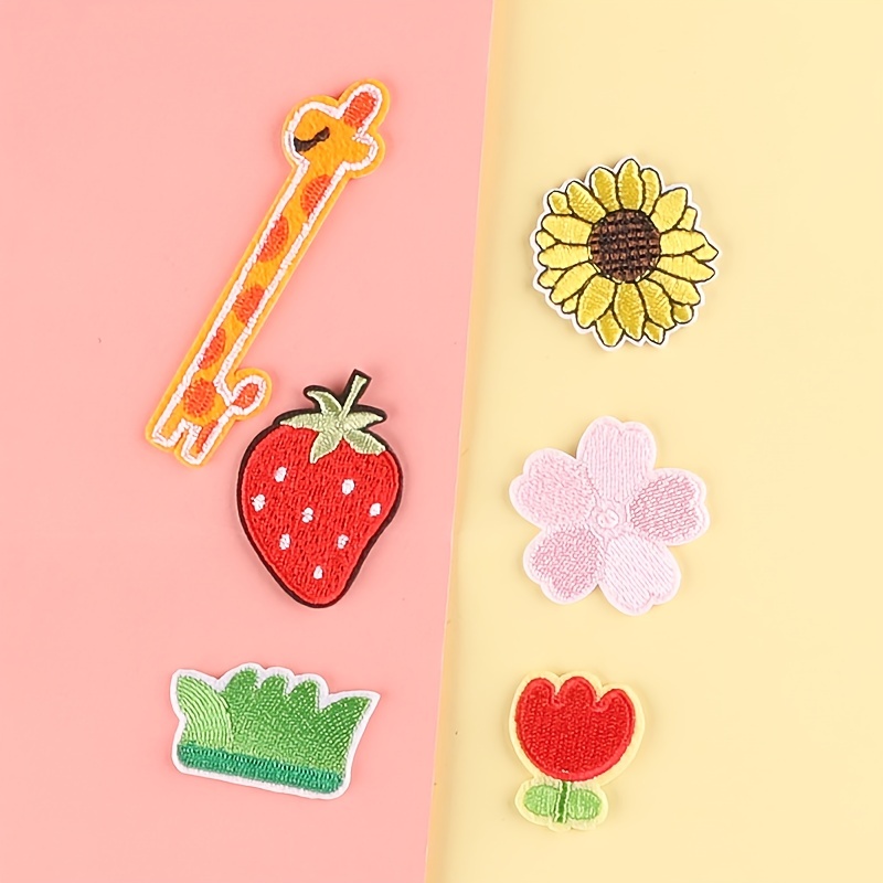 Vibrant Flower Iron on Patches For Clothes Diy Decorative - Temu