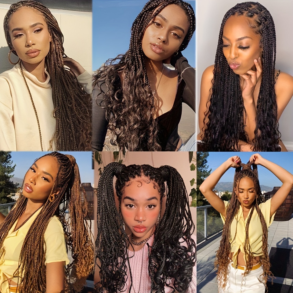 45 72 Cm French Curl Crochet Braids Extensions Box Braids Crochet