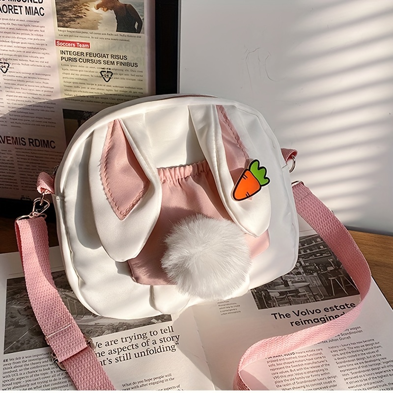 Borsa di tela animale coniglio borse a mano grandi Casual Shopping borsa  divertente simpatico cartone animato stampa borsa regalo riutilizzabile di  grande capacità - AliExpress