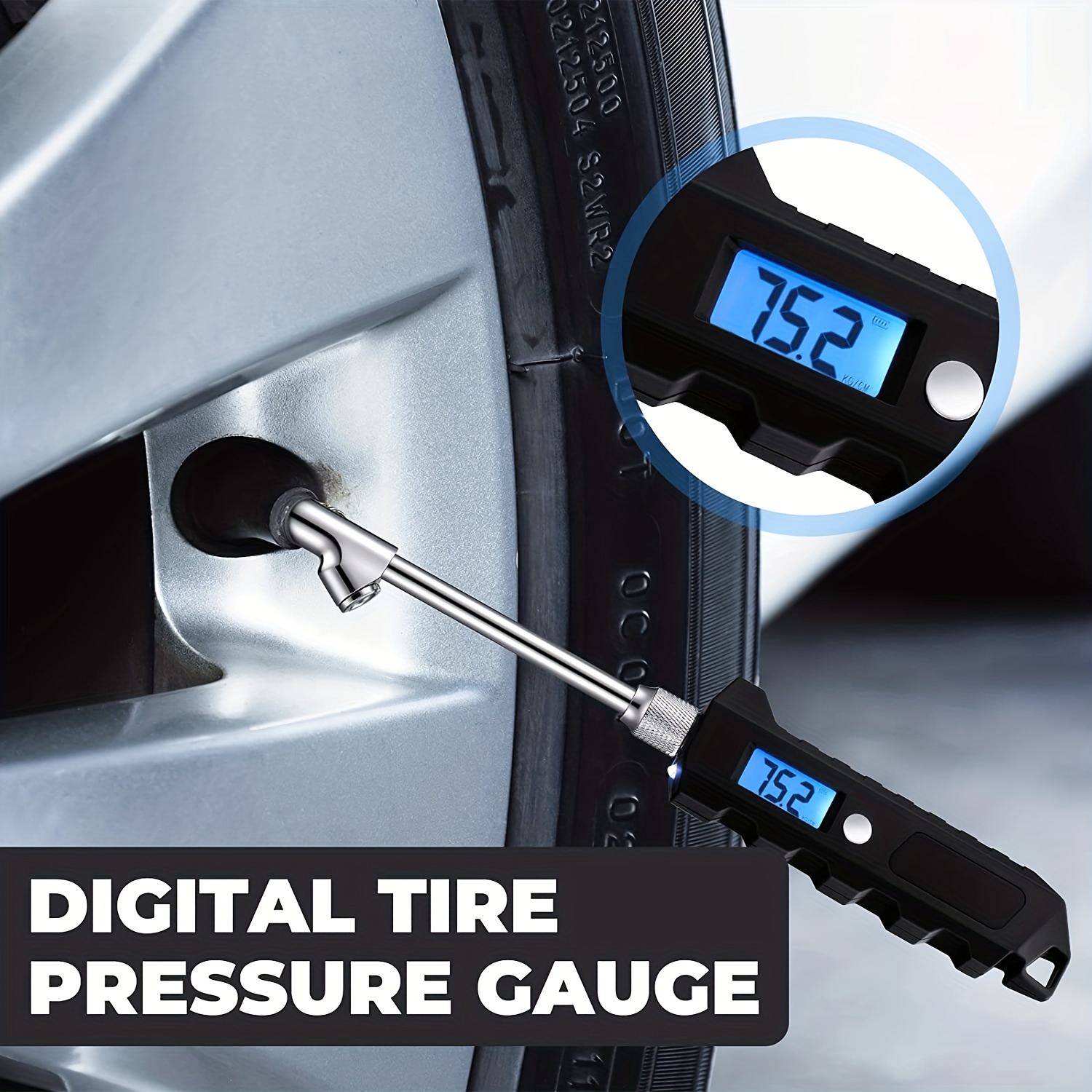Astroai Digital Tire Pressure Gauge - Temu