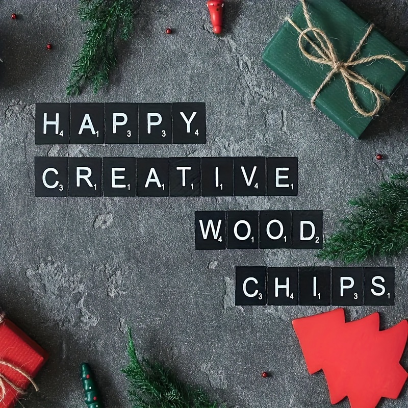 Wood Letter Tiles scrabble Letters For Crafts Diy Wood Gift - Temu