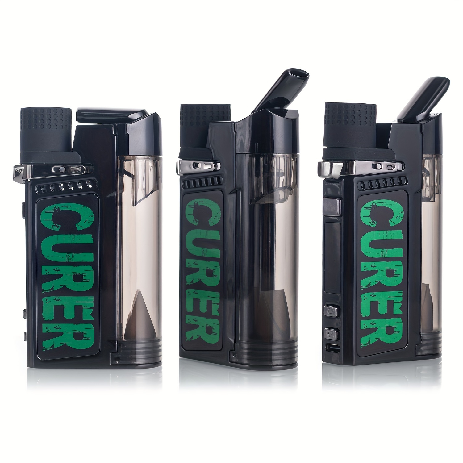 1set, vapor dry herb 3-in-1 vaporizer kit 1500mah dry herb vaporizer kit  heating atomizer dab rigs wax vape | High-quality & Affordable