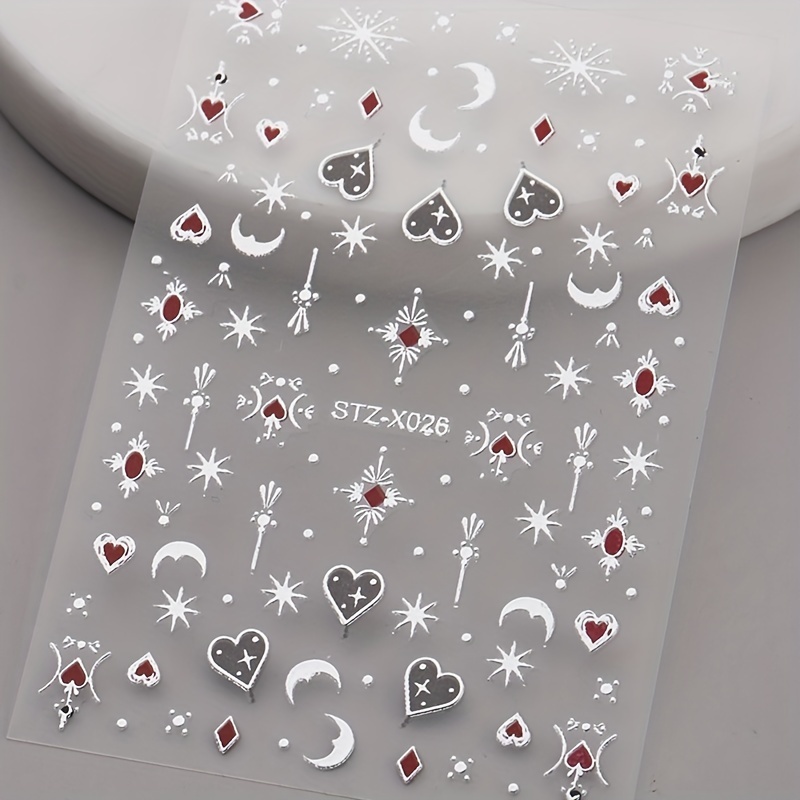 Nail Stickers-Silver Star