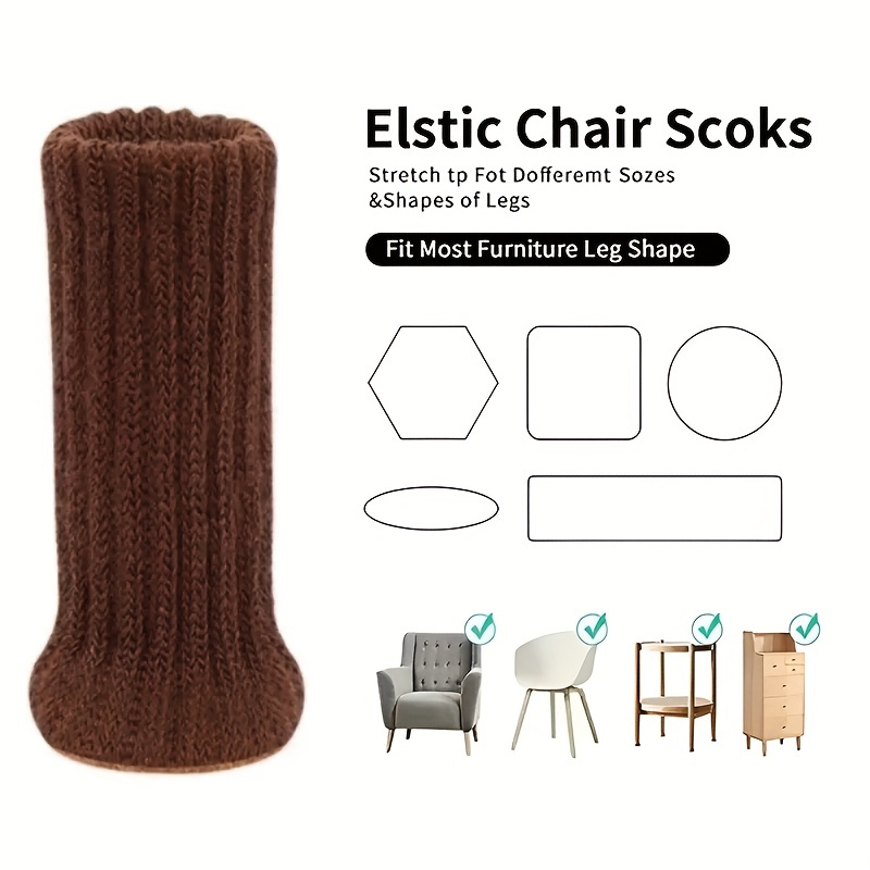 4 Uds. Calcetines bonitos para patas de mesa con garra de gato, cubierta  para muebles, calcetines tejidos para base de silla, Protector de suelo JM