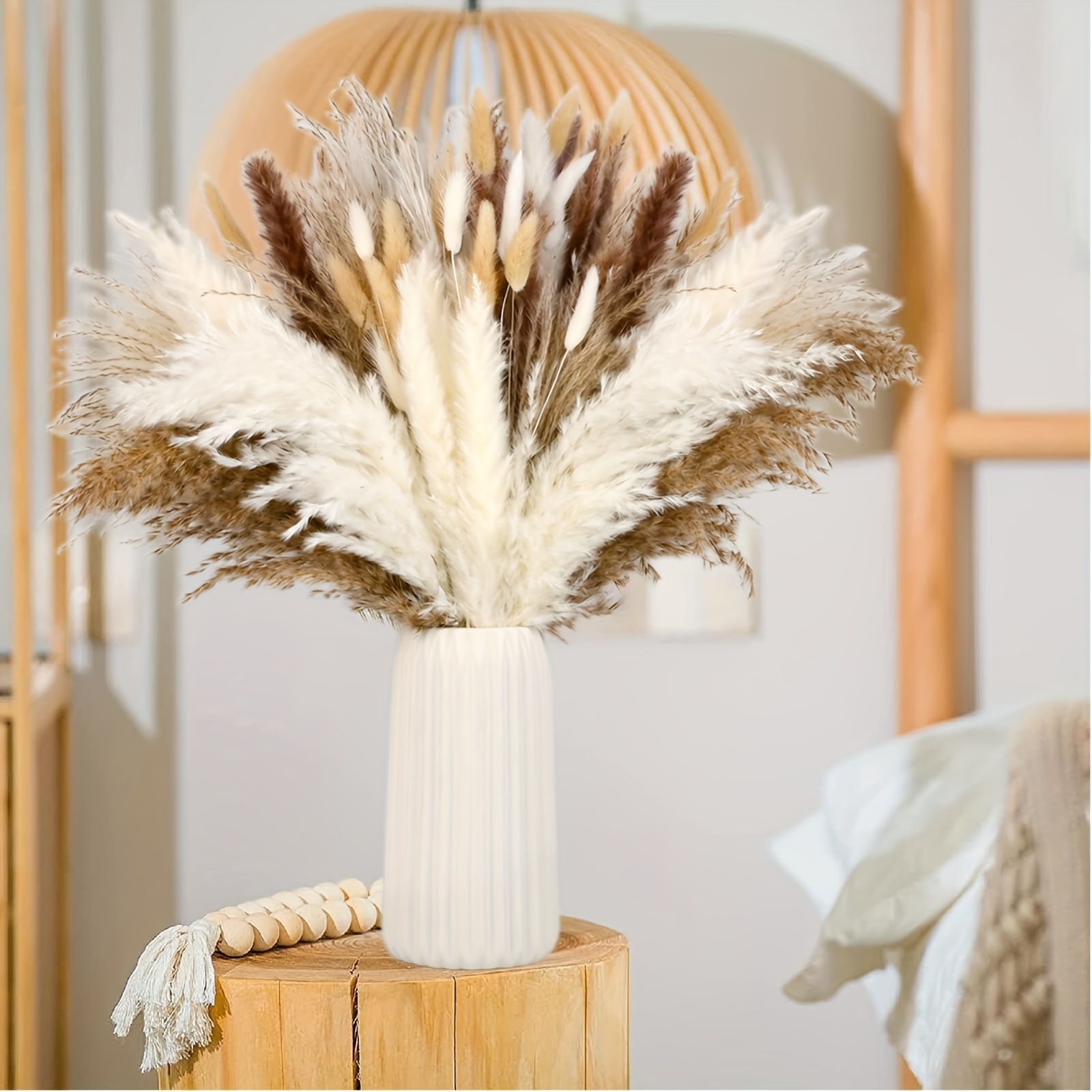 17 Inches Dried Pampas Grass Decor 104 pcs