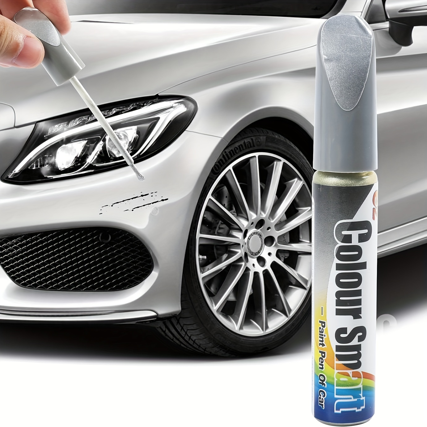 Touch Up Paint for Cars, Easy & Quick Auto Car Paint Scratch Repair,  Two-In-One Automotive Car Touch Up Paint Scratch Remover Pen for vehicles,  Erase