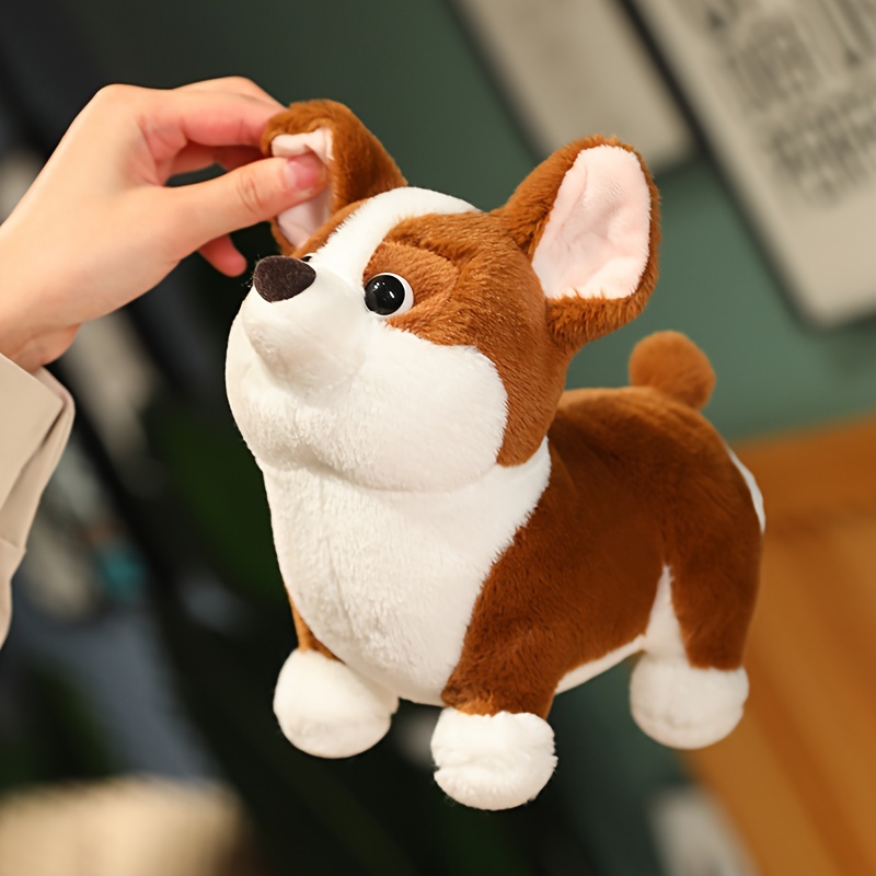 5 1 Reversible Plushie Corgi Dog Stuffed Animal Reversible - Temu