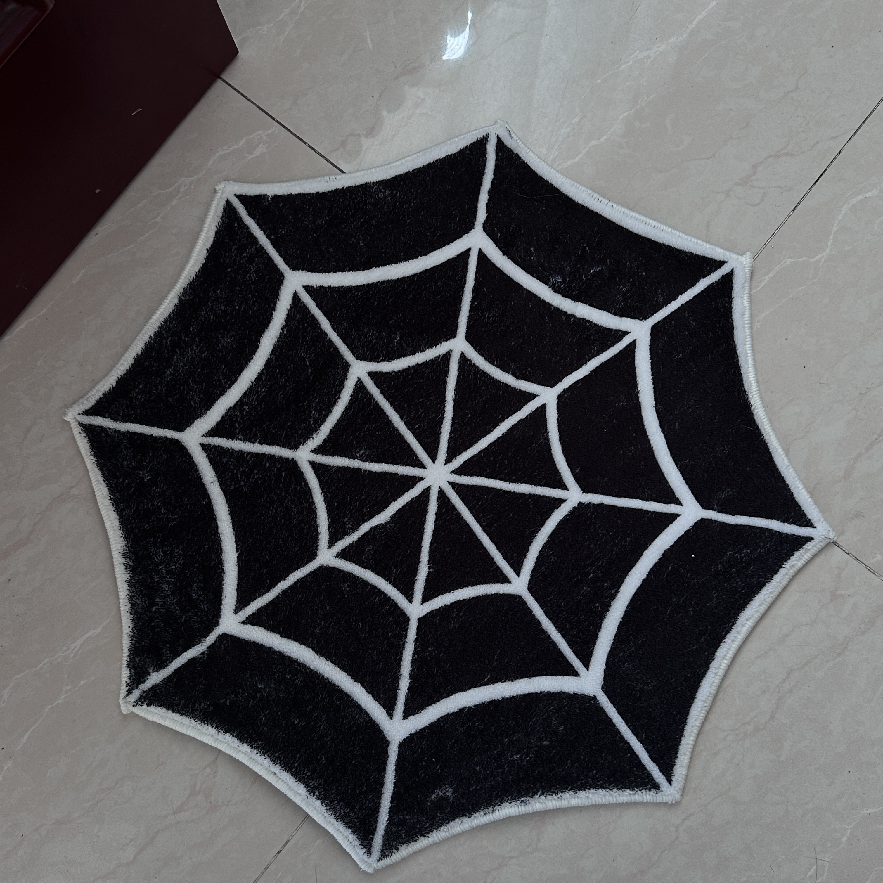 Halloween Spiderweb Pattern Floor Mat Soft And Comfortable - Temu