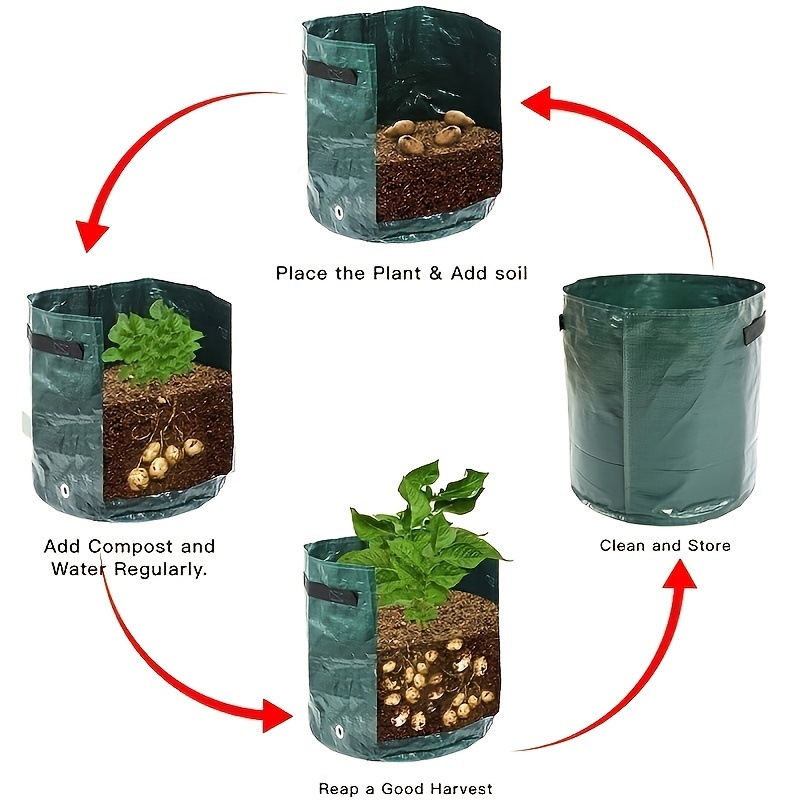 Reusable Potato Planting Pouches - Fun for Kids & Adults