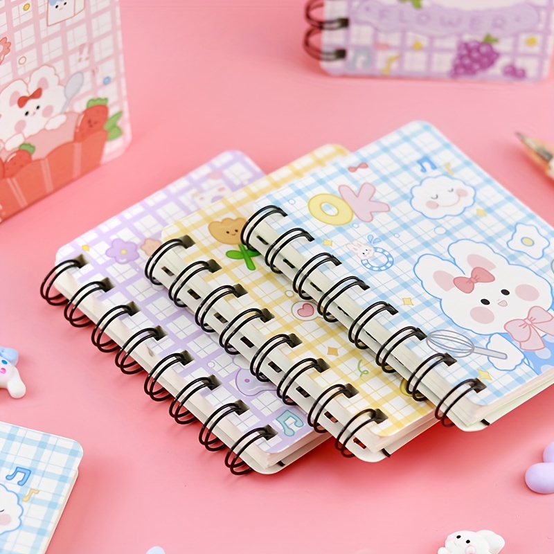 kawaii journal binder activity page account book girl heart coil diary ins  school student removable notebook notepad notebook - AliExpress
