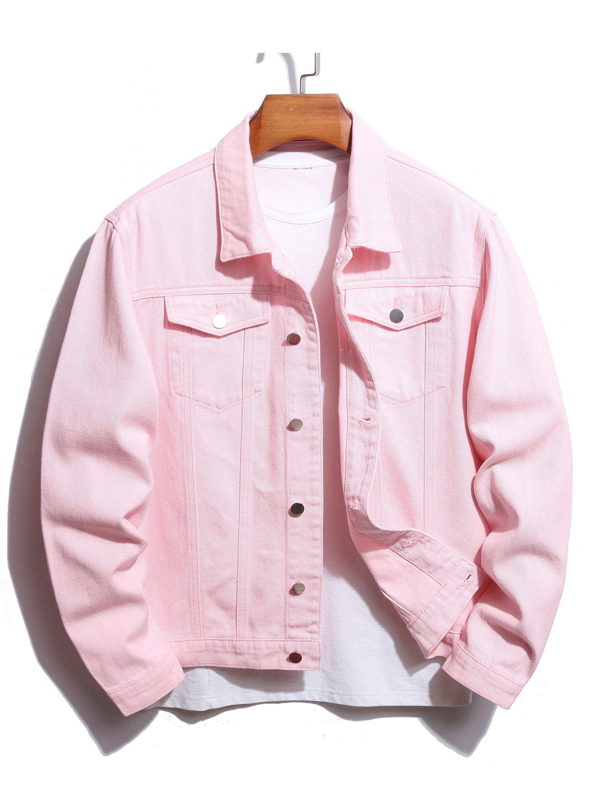Denim jacket - Light pink - Men