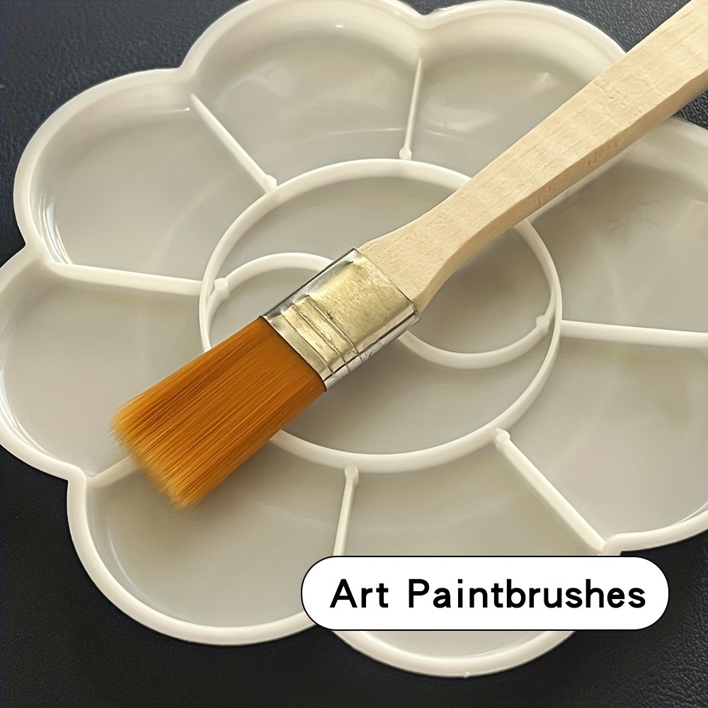 Gouache Paint Brush Isolated on a White Stock Photo - Image of hobby,  school: 38467984