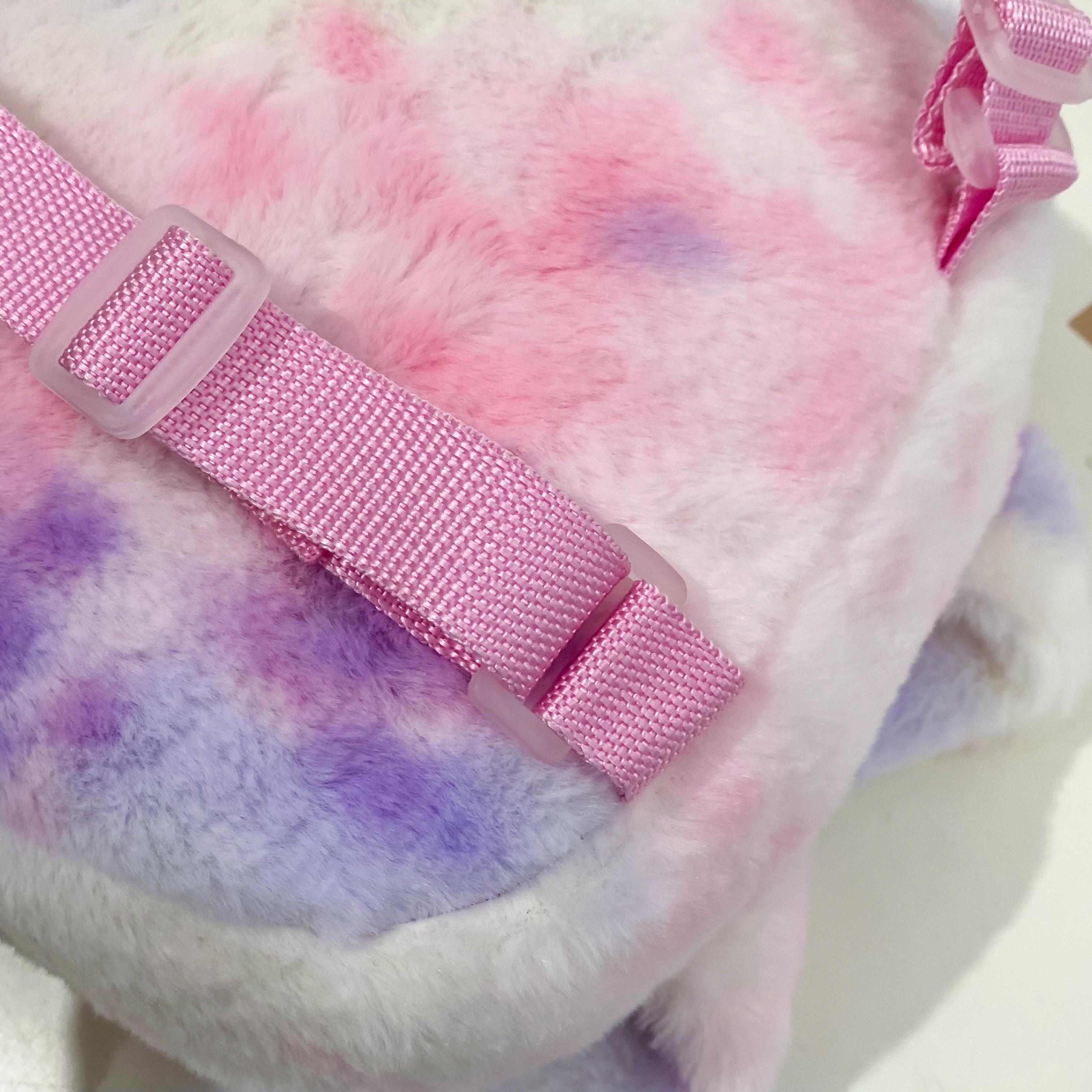 Fluffy Plush Unicorn Backpack Sweet Zipper Storage Daypack - Temu United  Kingdom