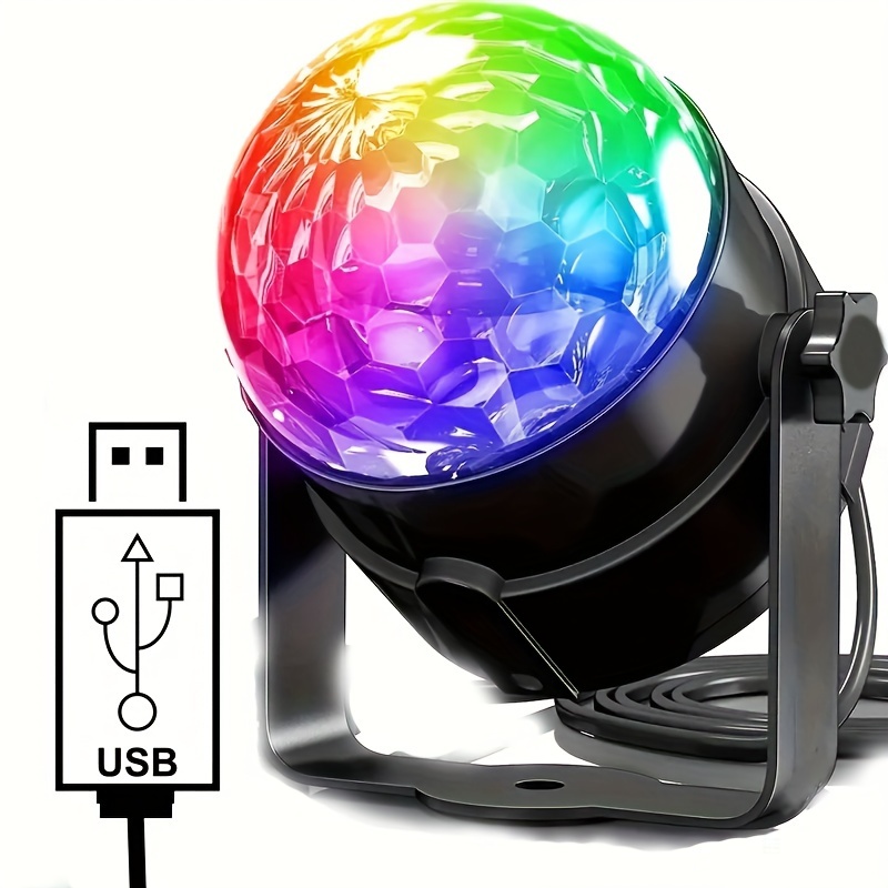 RGB DJ Disco Scène Lumière Télécommande LED Boule Projecteur Lampe