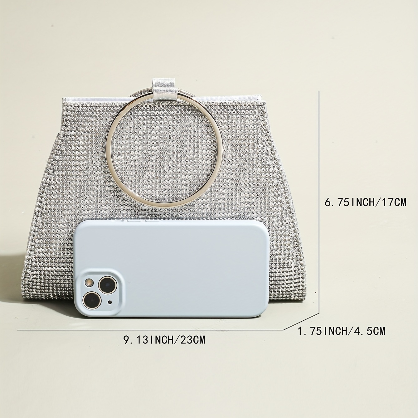 Borsa Da Sera BAIGIO In Pelle PU - Elegante Pochette Per Matrimoni E Occasioni Speciali - Foto 6