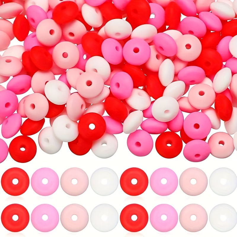 500pcs 6mm (0.236in) Mixed Color Polymer Clay Beads Bulk Fashion