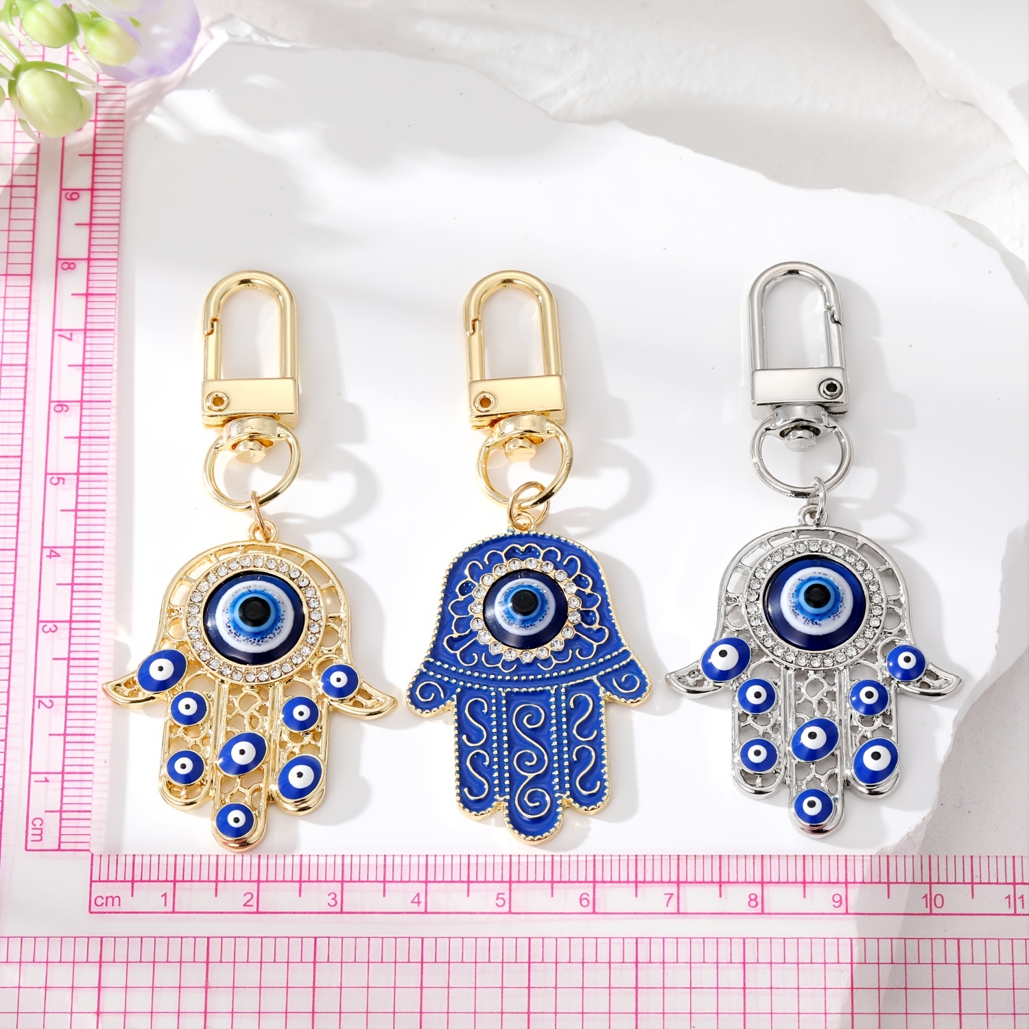 Hidden Hollow Beads Women's Keychains - Believe In Yourself Key Ring Charm  - Bag Charm