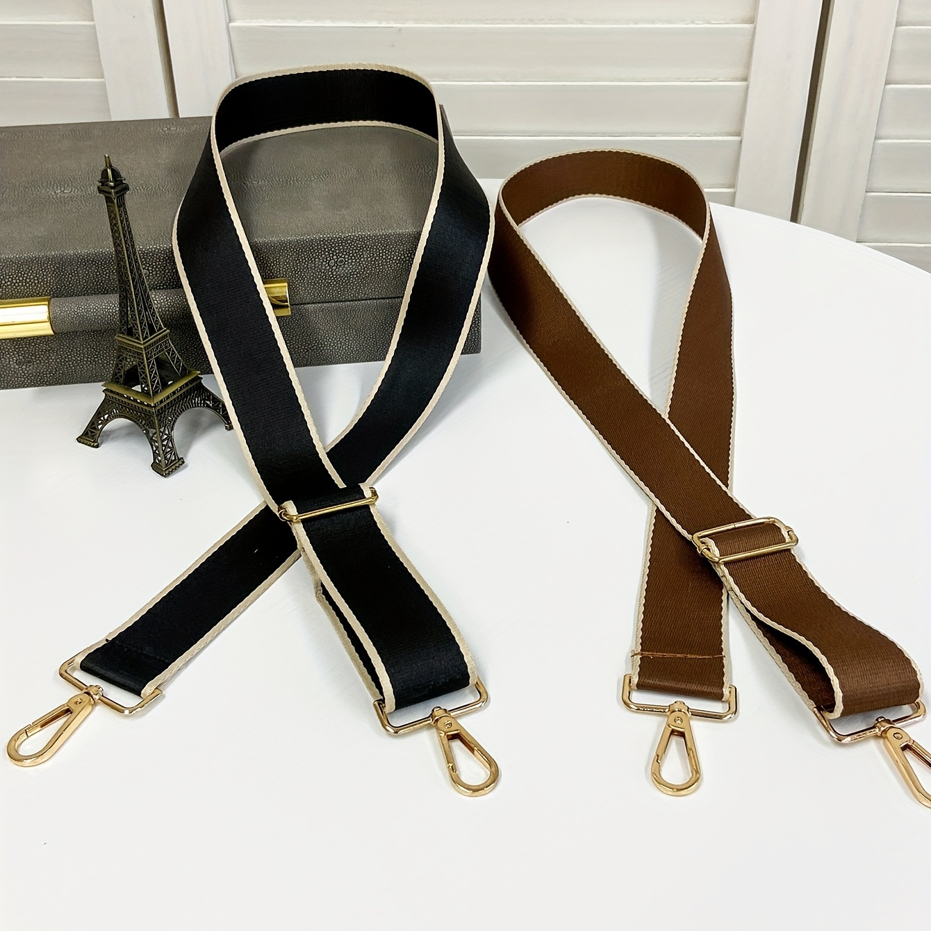 Colorblock Adjustable Bag Strap for Shoulder Bags