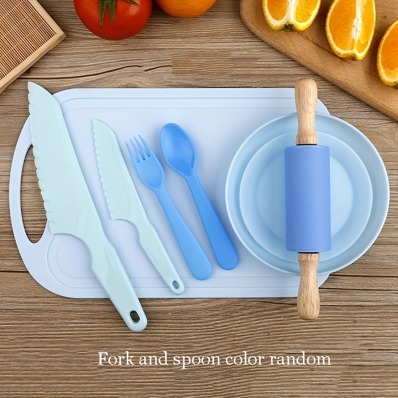 1 Set Set Utensili Cucina Sicuri Coltello In Plastica - Temu Switzerland