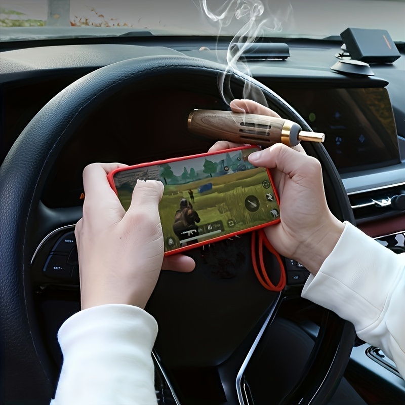 YOSOO Porte-cigarette portable Mini voiture cendrier Portable voiture fumer  cendrier porte-cigarette organisateur de cendres Anti