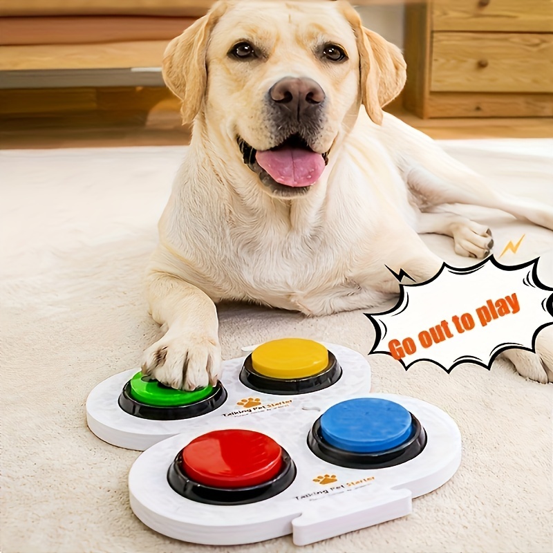 Pulsanti per cani per la comunicazione Pulsanti vocali registrabili Cane per  parole e pulsanti di risposta per cani tranning di 5 pezzi